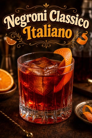 Ricetta Negroni Classico: Il Cocktail Italiano Perfetto
