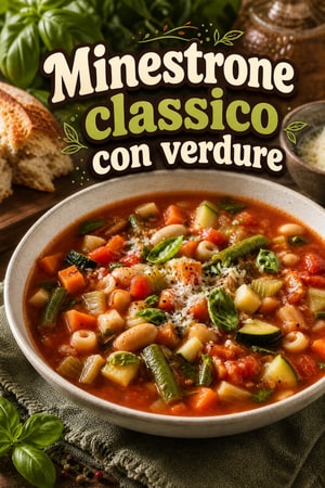 Ricetta Minestrone Classico con Verdure e Pasta