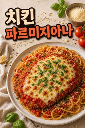 클래식 치킨 파르미지아나: 바삭한 치킨과 홈메이드 마리나라의 조화