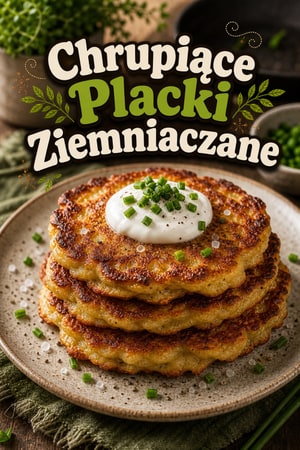 Chrupiące placki ziemniaczane z resztek puree, złociste