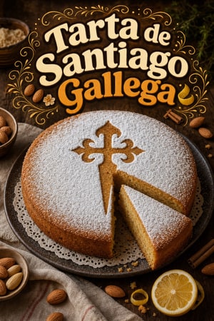 Receta Tradicional de Tarta de Santiago (Postre Gallego)