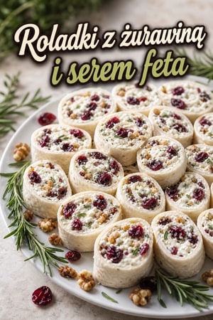Roladki z Kremem, Żurawią i Serem Feta