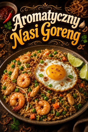 Aromatyczny Nasi Goreng - indonezyjski ryż z jajkiem