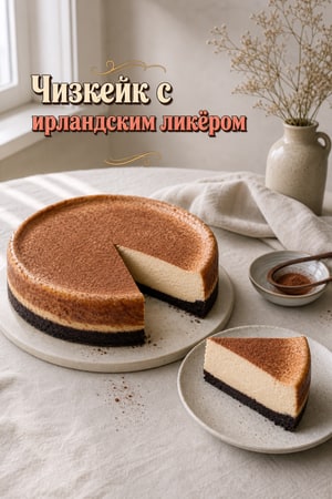 Чизкейк с ирландским сливочным ликером