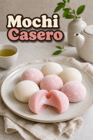 Mochi Casero: Deliciosos Pasteles de Arroz Japoneses