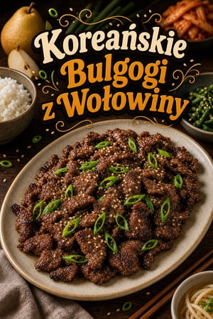 Autentyczne Beef Bulgogi w słodkiej marynacie z gruszki
