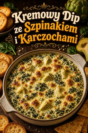 Najlepszy Kremowy Dip ze Szpinakiem i Karczochami
