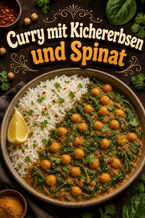 One-Pot Kichererbsen-Spinat-Curry mit Kokos-Basmati