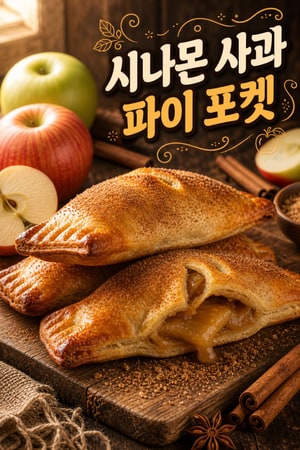 버터향 가득한 사과 파이 포켓 — 시나몬 슈가 크러스트로 바삭하게 만드는 간단 레시피