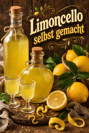 Selbstgemachter italienischer Limoncello – Das Originalrezept