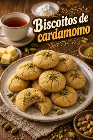 Biscoitos de Manteiga do Azerbaijão com Cardamomo