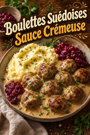 Boulettes de Viande Suédoises Traditionnelles (Köttbullar)