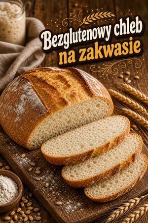 Chleb rzemieślniczy bezglutenowy na zakwasie - domowy przepis