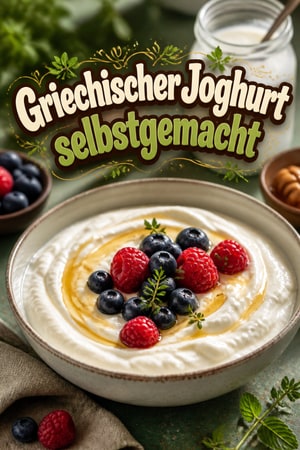 Cremiger griechischer Joghurt selbstgemacht – Rezept