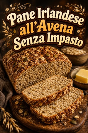 Pane d'Avena Irlandese (Porridge Bread) Senza Impasto