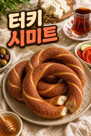 터키식 참깨 빵 시미트(Simit) 만들기: 겉바속촉 정통 레시피