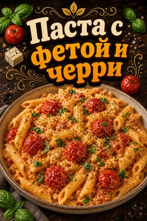 Та самая паста с фетой и черри из ТикТока: пошаговый рецепт