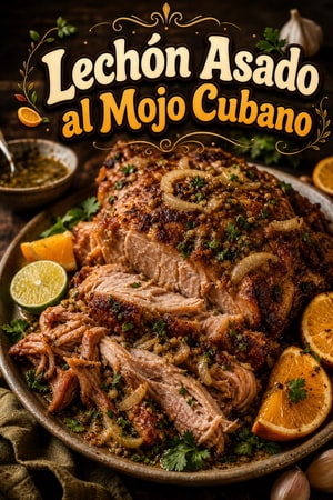 Auténtico Lechón Asado al Mojo Cubano