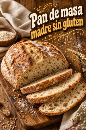Pan de Masa Madre Sin Gluten Artesanal con Fermento Casero