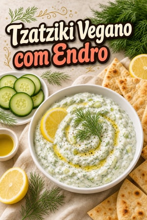 Tzatziki Vegano Cremoso e Fresco com Endro