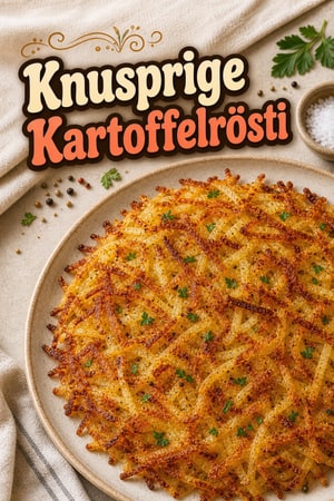 Knusprige goldbraune Hash Browns selbst gemacht