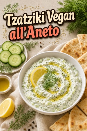 Tzatziki Vegan Fresco e Cremoso all'Aneto