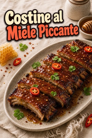 Costine al Miele Piccante in Pentola a Pressione