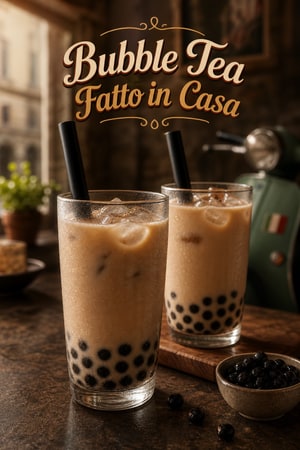 Bubble Tea Fatto in Casa con Perle di Tapioca
