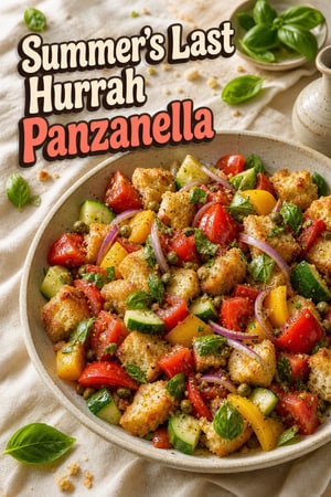 Summer's Last Hurrah Panzanella