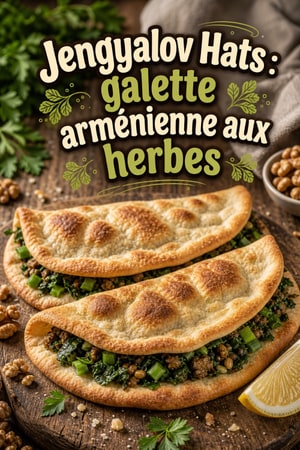Jengyalov Hats : galette arménienne aux herbes fraîches