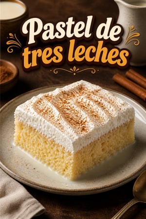 Pastel de tres leches