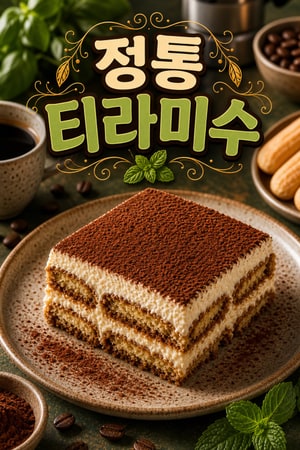 이탈리아 정통 티라미수 레시피: 에스프레소와 마스카포네의 조화