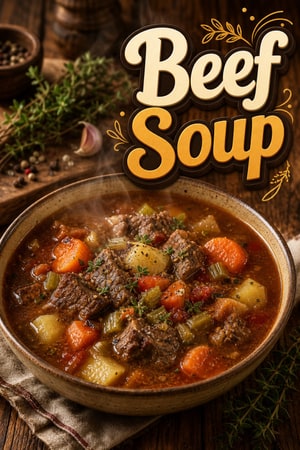 Hearty Old-Fashioned Vegetable Beef Soup