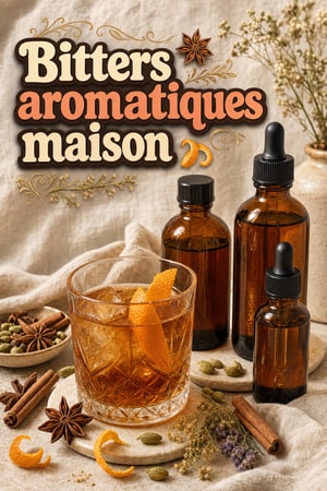 Bitters aromatiques maison aux plantes et épices