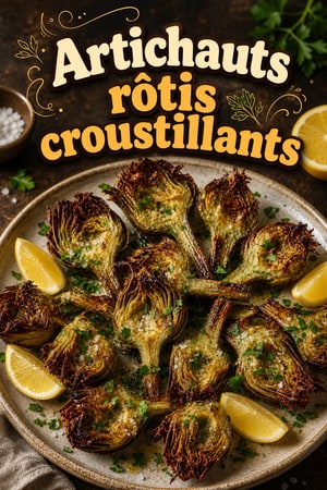 Artichauts croustillants rôtis