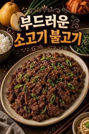 배를 갈아 넣어 부드러운 정통 소고기 불고기 황금레시피
