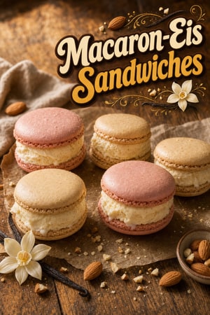 Hausgemachte Macaron-Eis-Sandwiches – Das ultimative Sommerdessert