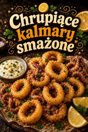 Chrupiące kalmary smażone ze złocistym czosnkowym aioli