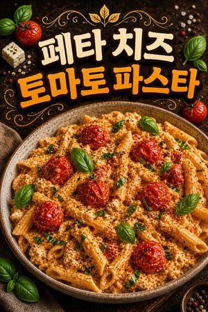 SNS 화제의 레시피! 구운 페타 치즈 방울토마토 파스타 만들기