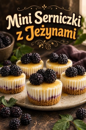Mini Serniki z Jeżynami i Maslanym Spodeczkiem