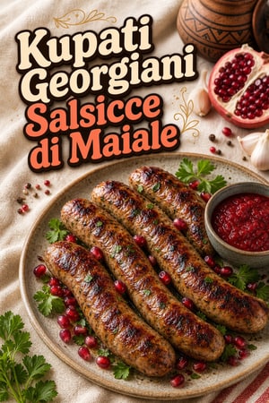 Kupati Georgiani Originali: Salsicce di Maiale Fatte in Casa