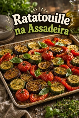 Ratatouille de Assadeira Fácil com Ervas Frescas