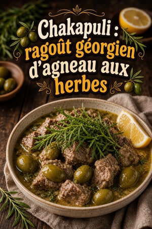 Chakapuli : ragoût géorgien d'agneau aux herbes pour Pâques