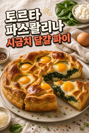 가정식으로 만드는 바삭한 겹결 아르헨티나식 토르타 파스콸리나