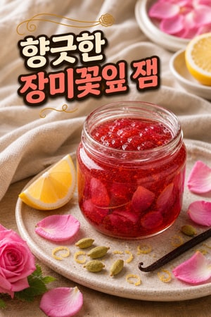 향긋한 장미꽃잎 잼: 레몬·바닐라·카다멈으로 완성하는 홈메이드 레시피 — 간단한 보관법과 활용 아이디어