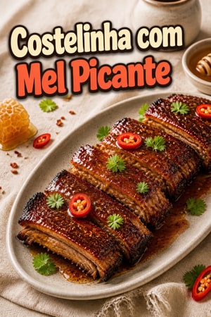 Costelinha na Pressão com Mel Picante e Glacê Irresistível