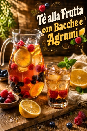 Tè alle Frutta con Bacche e Agrumi
