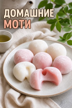 Домашнее моти: мягкие японские рисовые пирожные