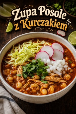 Łatwa Zupa Posole z Kurczakiem i Hominy