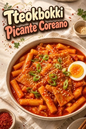 Receta de Tteokbokki Auténtico: Pastelitos de Arroz Picantes